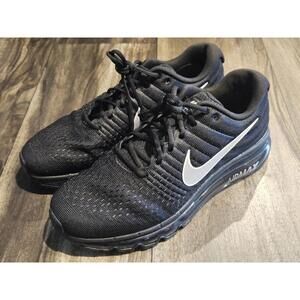 Nike Air Max 2017 Black Anthracite Running Shoes 849559-001 Men's Size 10